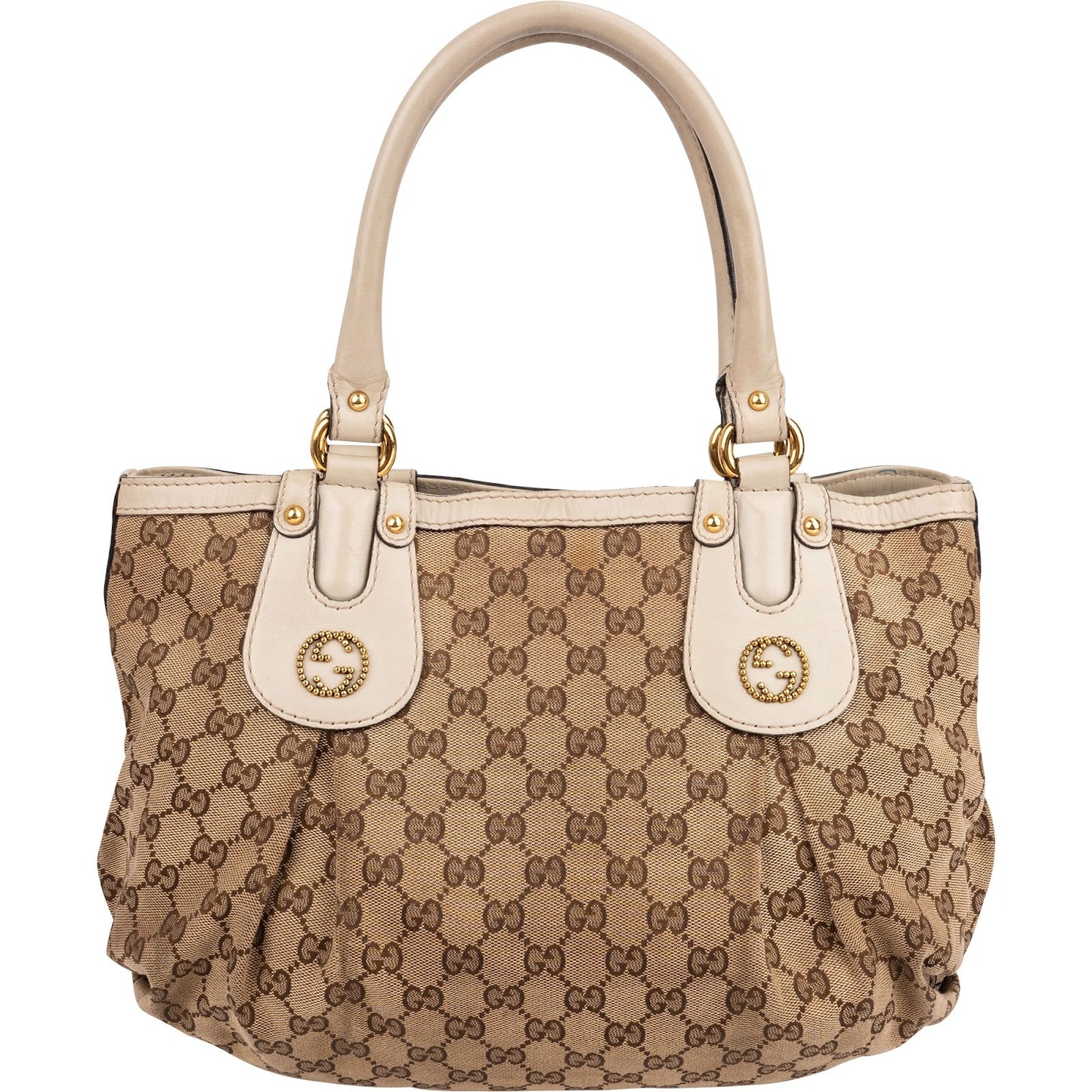 Gucci Monogram GG Canvas Tote Handbag