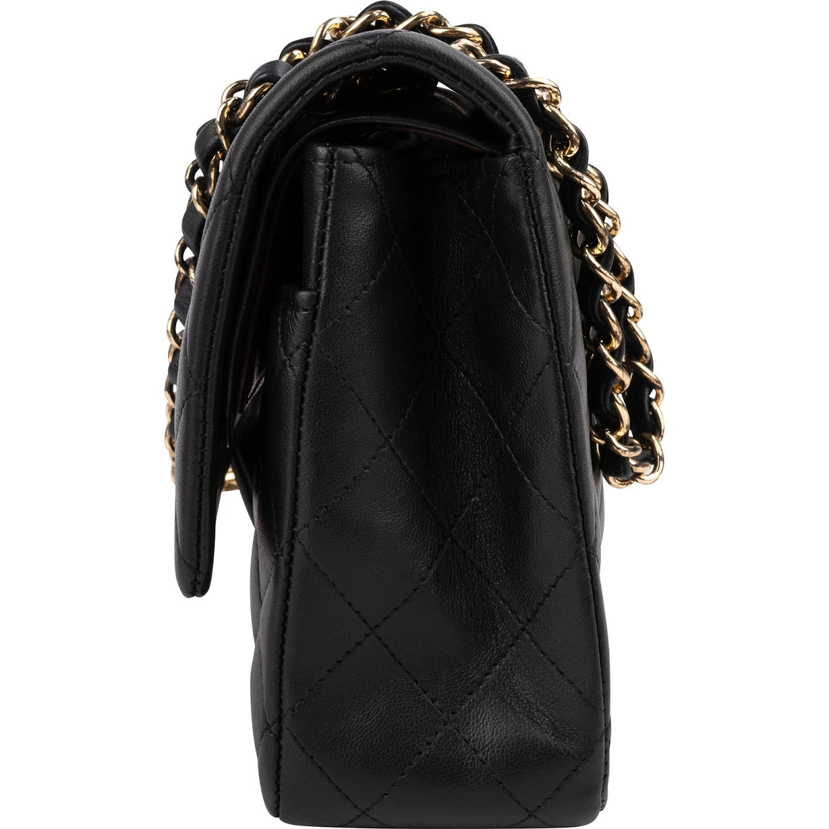Chanel Quilted Lambskin Medium Double Flap Shoulder Bag
