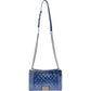 Chanel Blue Velvet Medium Boy Crossbody Bag