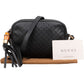 Gucci Guccissima Leather Bamboo Tassel Camera Crossbody Bag