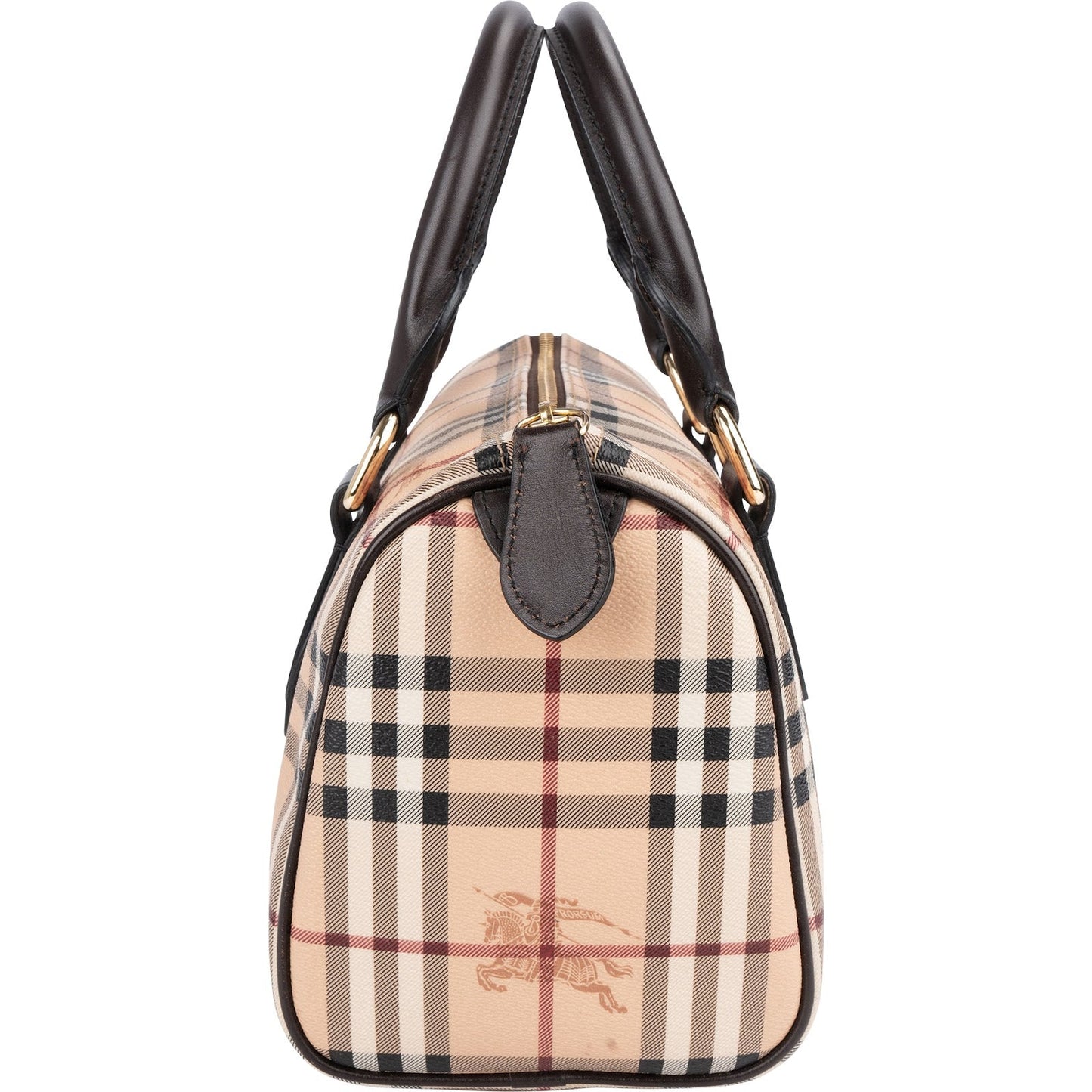 Burberry Haymarket Check Boston Handbag