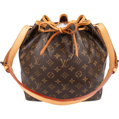 Louis Vuitton Monogram Canvas Sac Noé Petit Shoulder Bag