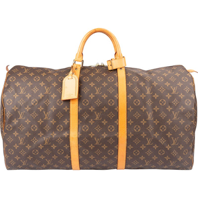 Louis Vuitton Monogram Canvas Keepall 60 Travel Bag