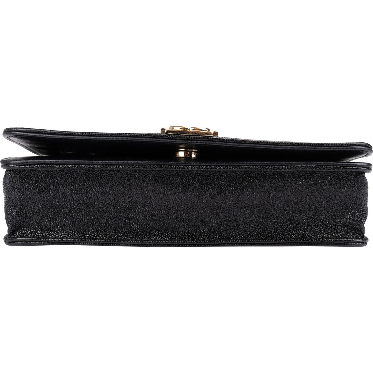 Chanel Quilted Caviar Leather Small Boy Wallet On Chain Crossbody Bag