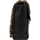 Chanel Vertical Quilted Lambskin 24K Gold Jumbo Single Flap Crossbody Bag