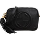 Gucci Pebbled Leather GG Soho Disco Camera Crossbody Bag