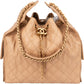 Chanel 25 Medium Quilted Caviar Leather CC Drawstring Shoulder Bag