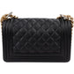 Chanel Quilted Calfskin Small Boy Single Flap Crossbody Bag