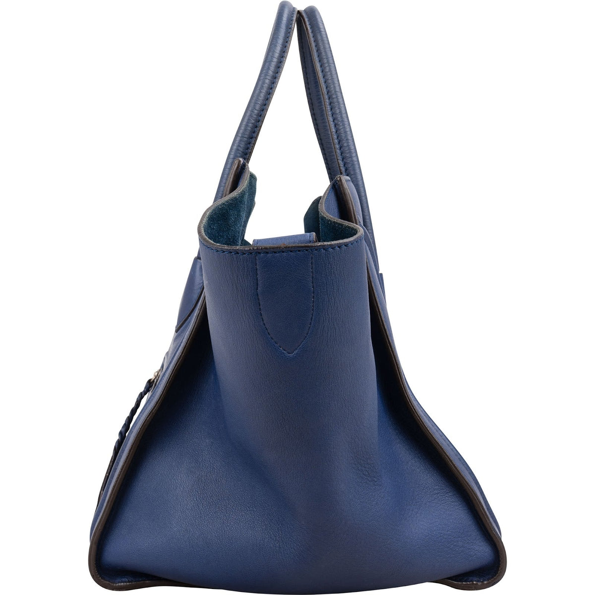 Céline Blue Leather Phantom Handbag