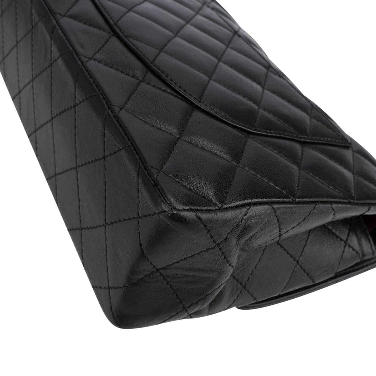 Chanel Quilted Lambskin Bicolor Double Flap Shoulder Bag