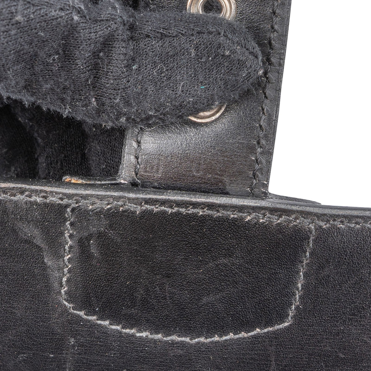 Hermès Noir Box Calf Leather Sac à Dépêches Business Handbag