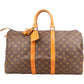 Louis Vuitton Monogram Canvas Keepall 45 Travel Bag