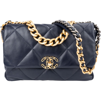 Chanel 19 Quilted Lambskin Large Crossbody Bag