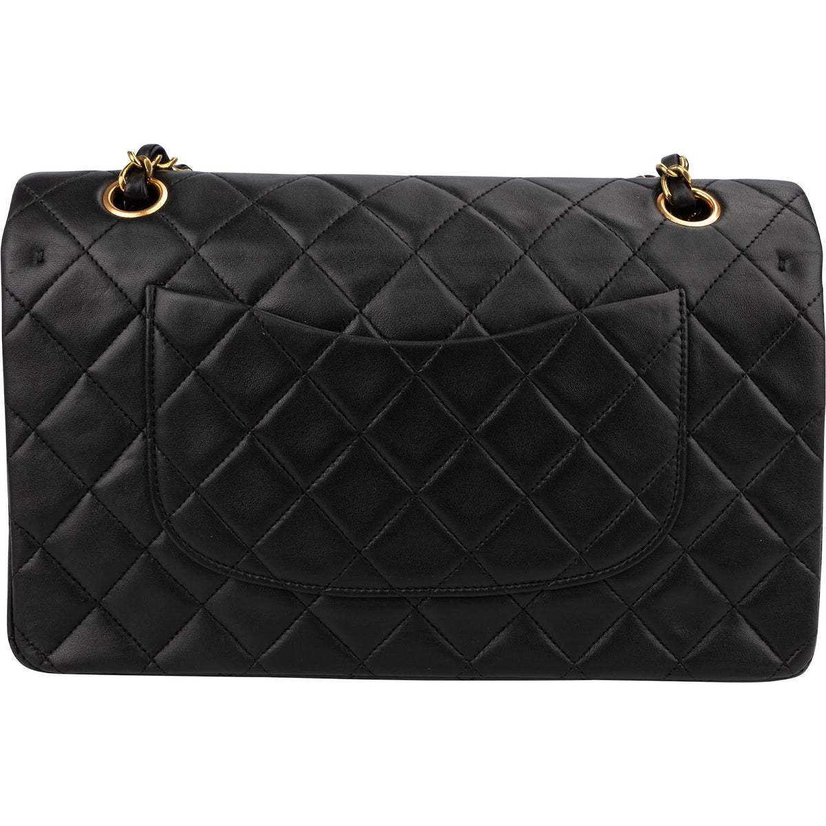 Chanel Medium Double Flap aus gestepptem Lammleder – Ansicht 4