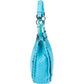 Bottega Veneta Blue Leather Snake Cervo Hobo Shoulder Bag