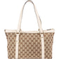 Gucci Monogram GG Canvas Abbey D-Ring Tote Shoulder Bag