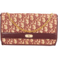 Christian Dior Totter Monogram Canvas Flap Shoulder Bag
