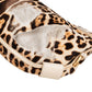 Yves Sant Laurent Pony Hair Leopard Print Hobo Shoulder Bag