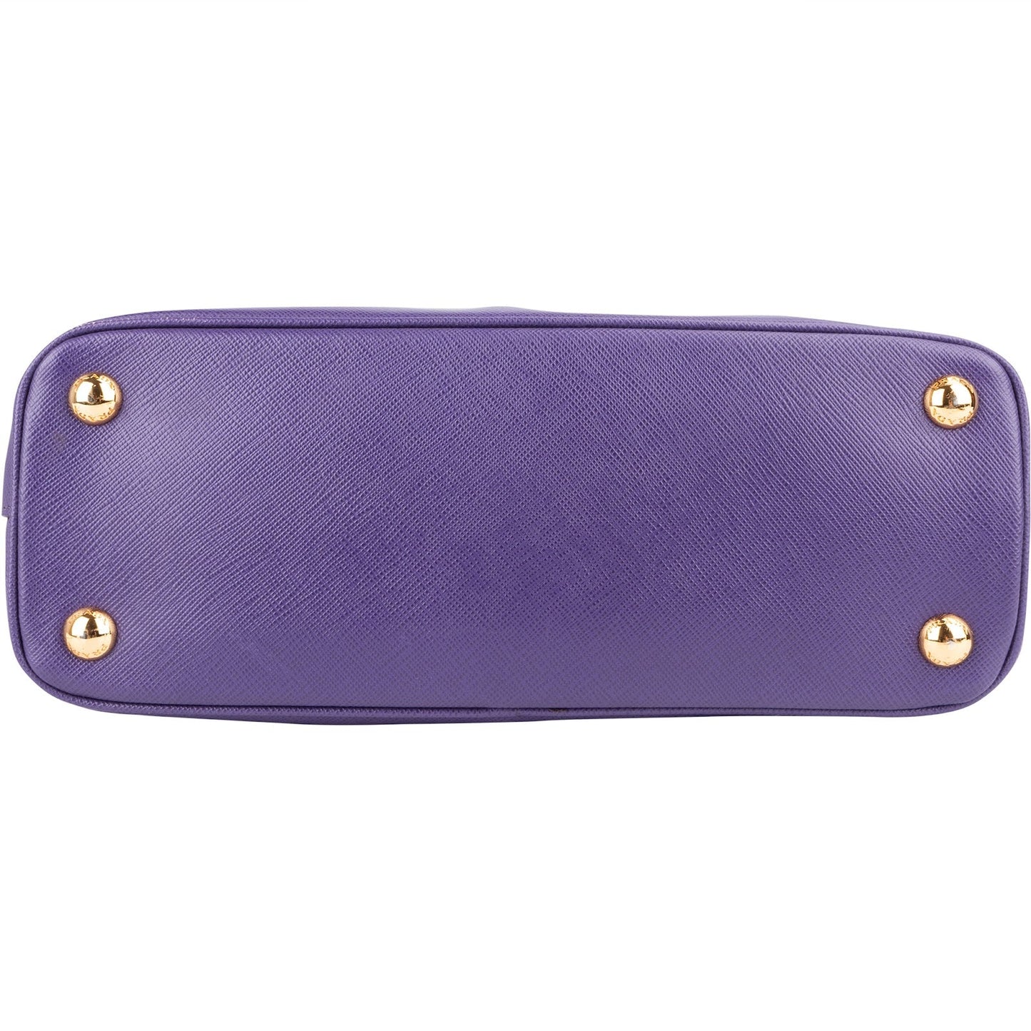 Prada Purple Saffiano Leather Galleria Handbag