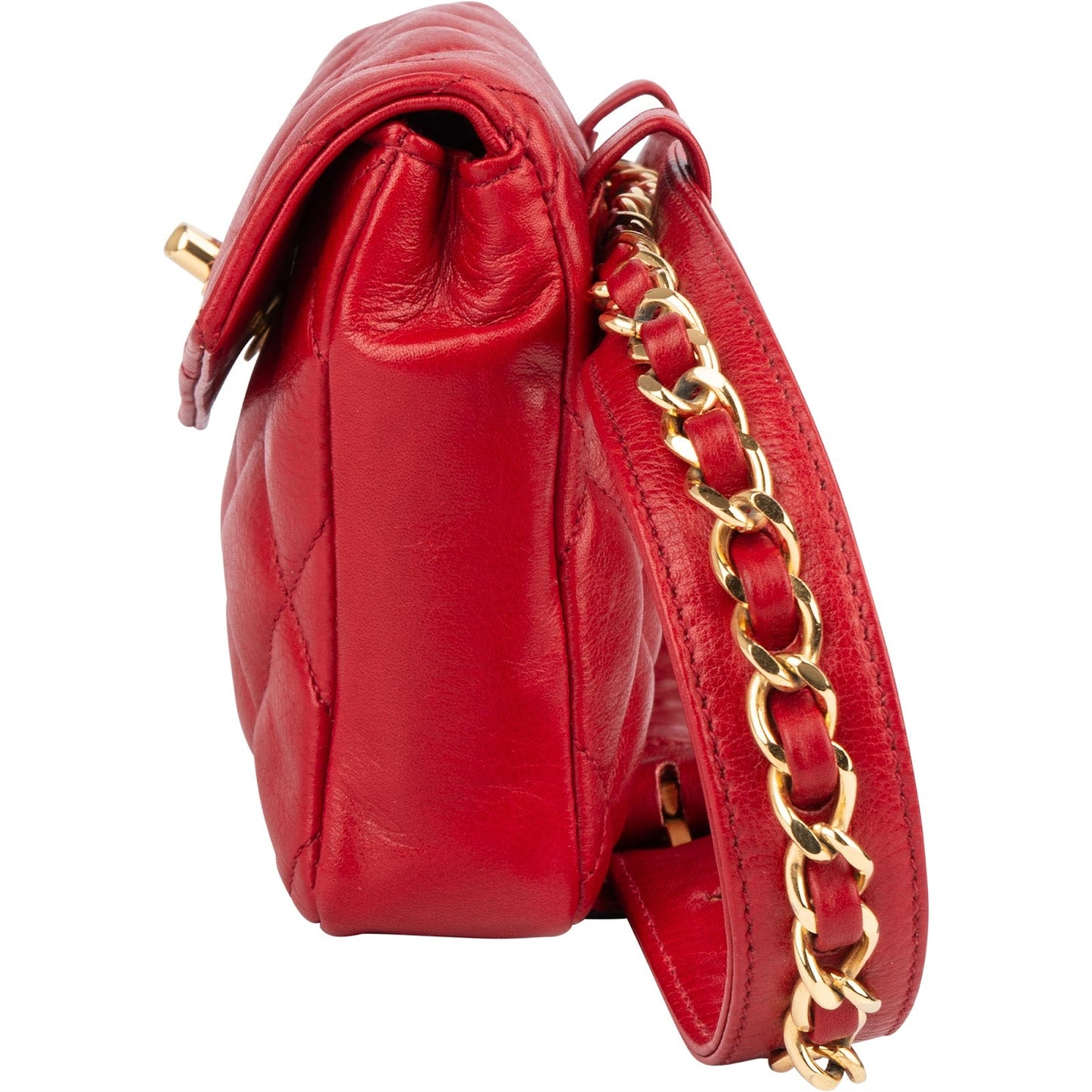 Chanel Quilted Lambskin CC Belt Crossbody Bag