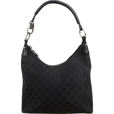 Gucci Monogram GG Canvas Hobo Shoulder Bag