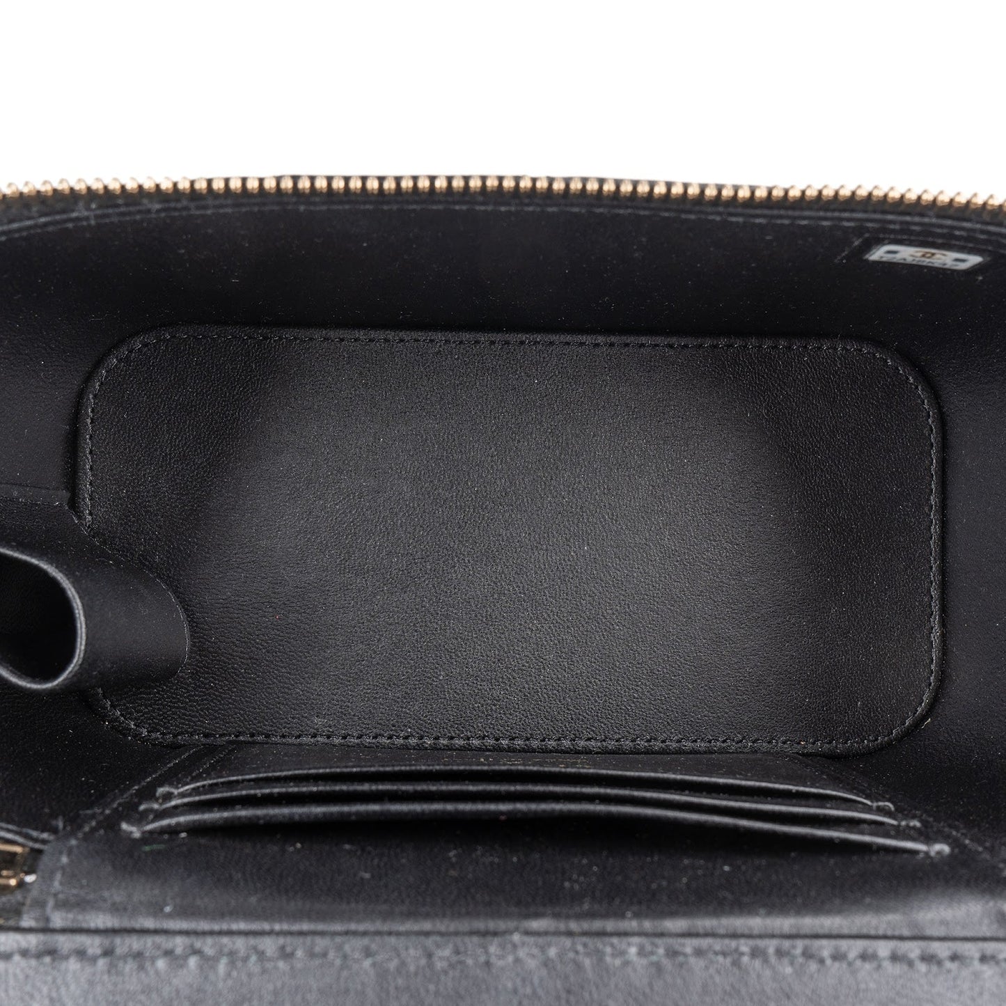 Chanel Quilted Lambskin Vanity Case Crossbody Bag