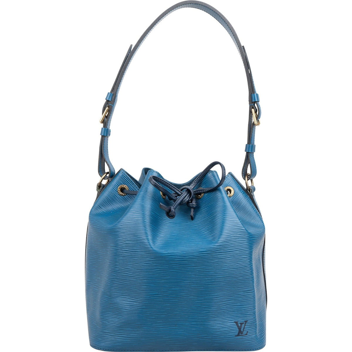 Louis Vuitton Blue Epi Leather Sac Noé Petit Shoulder Bag
