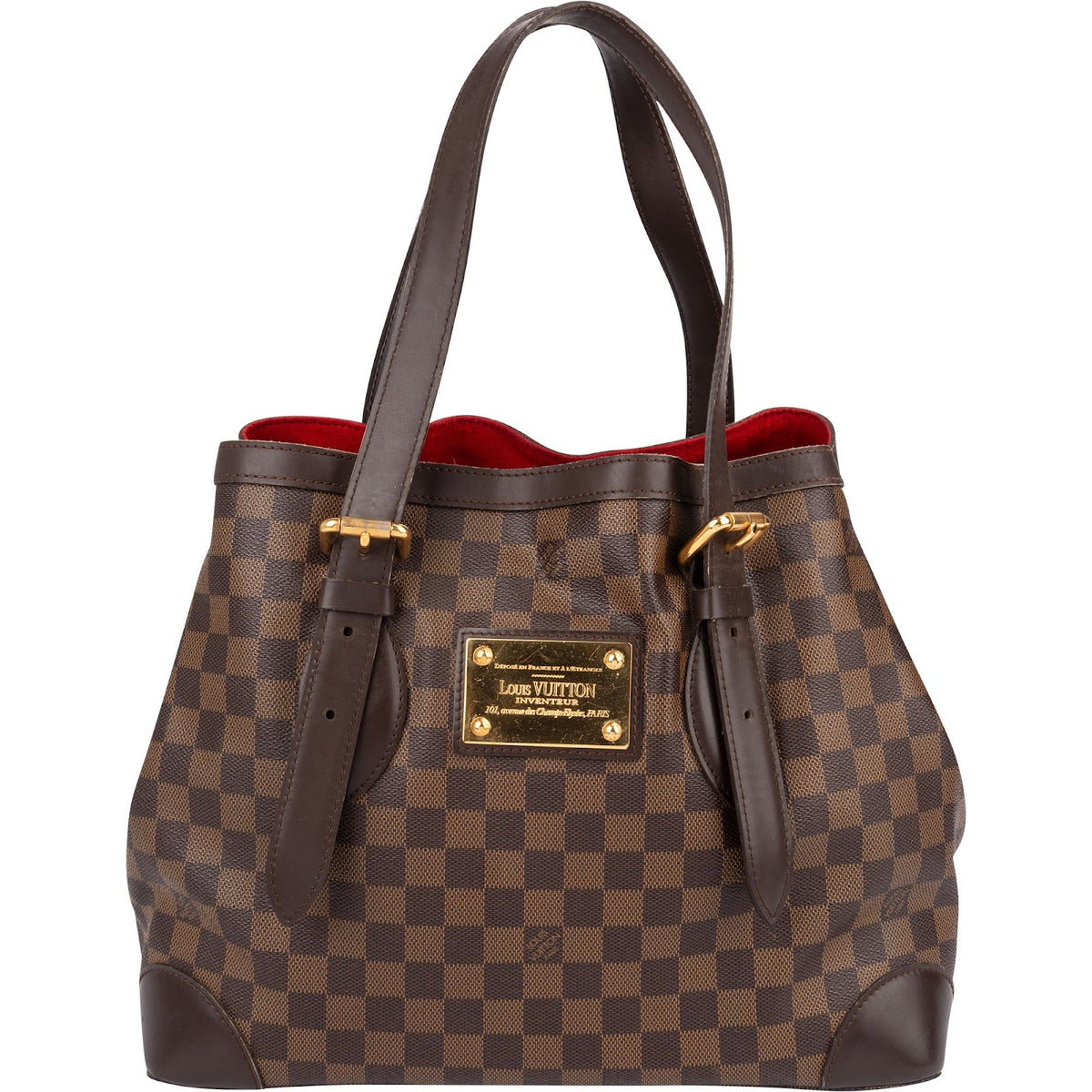 Louis Vuitton Monogram Damier Ebene Hampstead MM Shoulder Bag