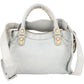 Balenciaga Blue Leather Mini City Handbag