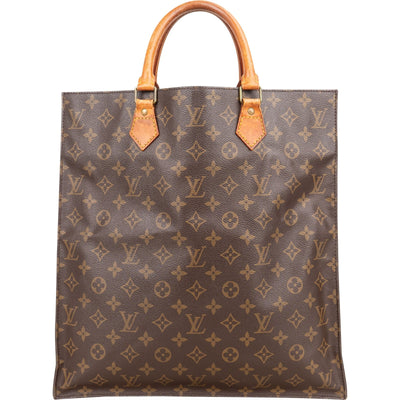 Louis Vuitton Monogram Canvas Sac Plat Handbag