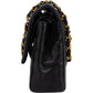 Chanel Quilted Lambskin Chevron Medium 24K Gold Double Flap Shoulder Bag