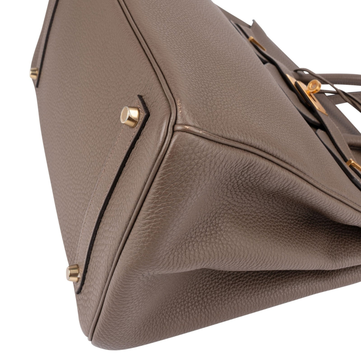 Hermès Taupe Togo Leather Birkin 35 Handbag