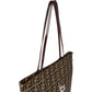 Fendi Monogram Zucca Canvas Tote Shoulder Bag