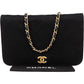 Chanel Quilted Cotton Medium Single Flap Shoulder Bag
