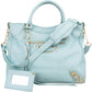 Balenciaga Blue Leather City Handbag