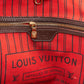 Louis Vuitton Monogram Damier Ebene Neverfull MM Shoulder Bag
