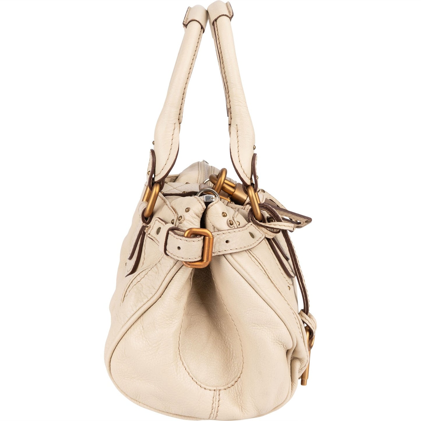Chloé Studded Leather Paddington Satchel Handbag