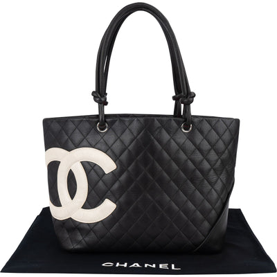 Chanel Quilted Lambskin Cambon CC Shoulder Bag