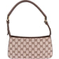Gucci Monogram GG Canvas Rose Pochette Accessoires Shoulder Bag
