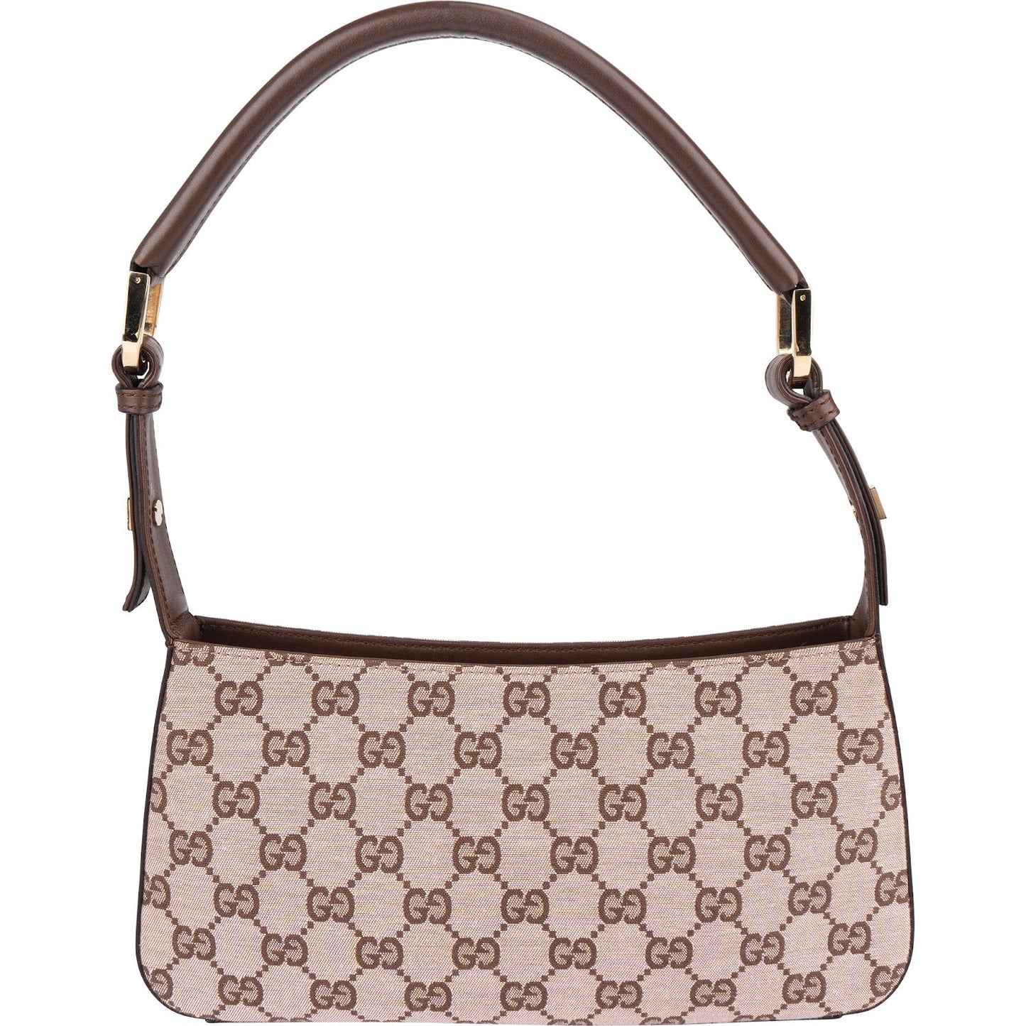 Gucci Monogram GG Canvas Rose Pochette Accessoires Shoulder Bag