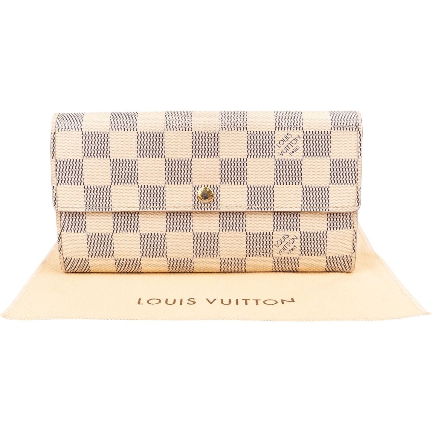 Louis Vuitton Monogram Damier Azur Sarah Wallet
