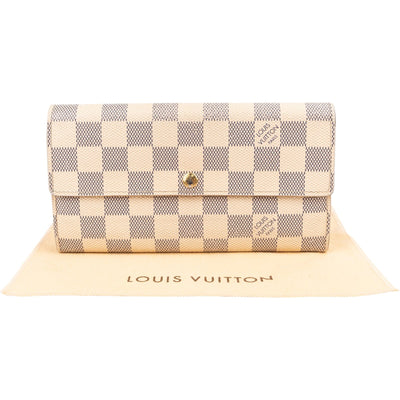 Louis Vuitton Monogram Damier Azur Sarah Wallet