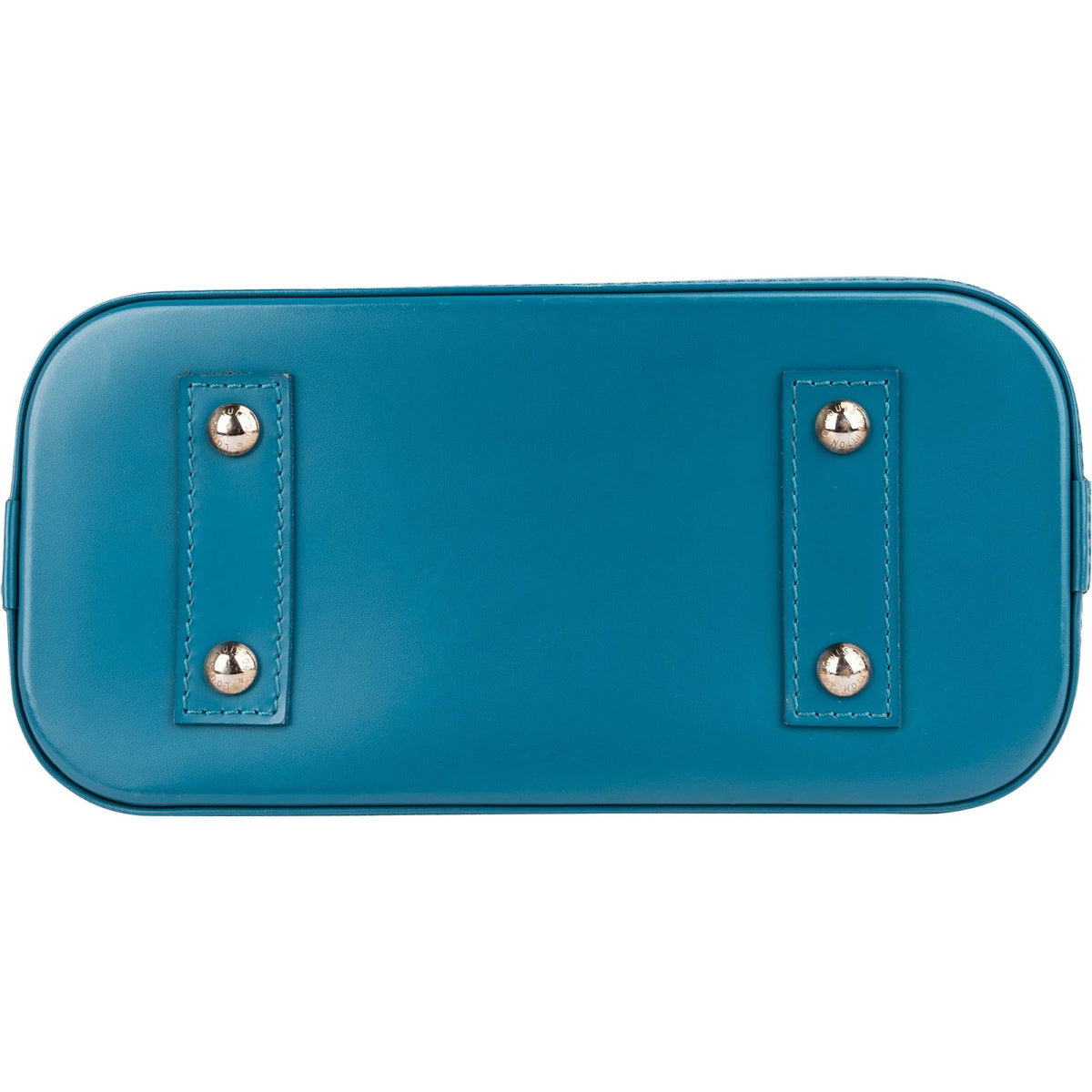Louis Vuitton Alma BB aus blauem Epi-Leder – Ansicht 8