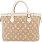 Louis Vuitton Monogram Denim Sabbia Cabas MM Handbag