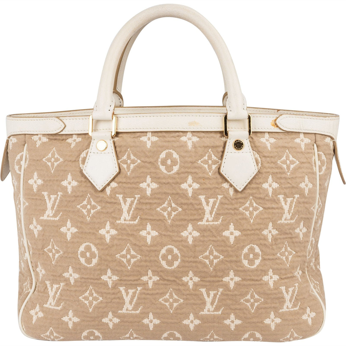 Louis Vuitton Monogram Denim Sabbia Cabas MM Handbag