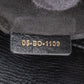 Christian Dior Black Crinkled Lambskin Small Lady Dior Handbag