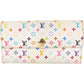 Louis Vuitton Canvas Monogram Murakami Multicolor Sarah Wallet