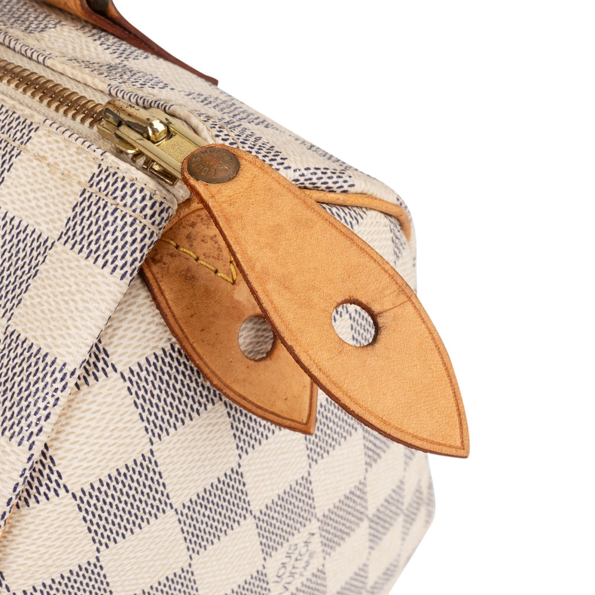 Louis Vuitton Speedy 25 aus Damier Azur Canvas – Ansicht 7