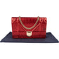 Christian Dior Metallic Perforated Patent Leather Diorama Crossbody Bag