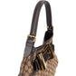 Gucci Monogram GG Large Buckle Hobo Shoulder Bag